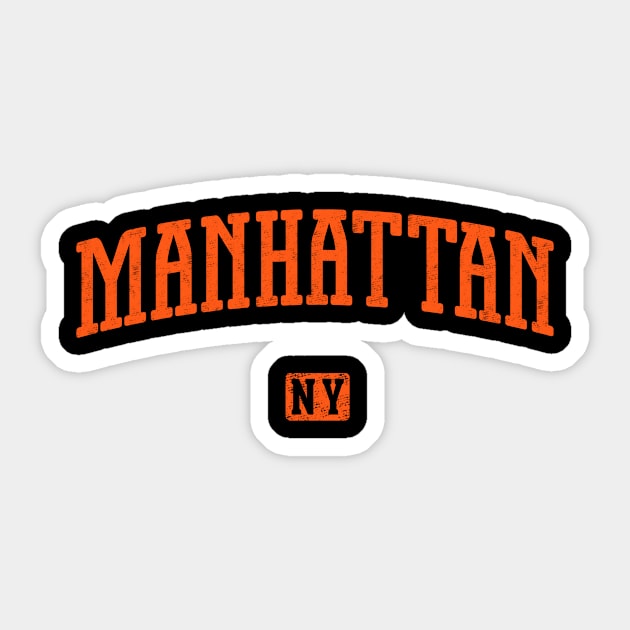 Manhattan New York Vintage Sticker by Vicinity